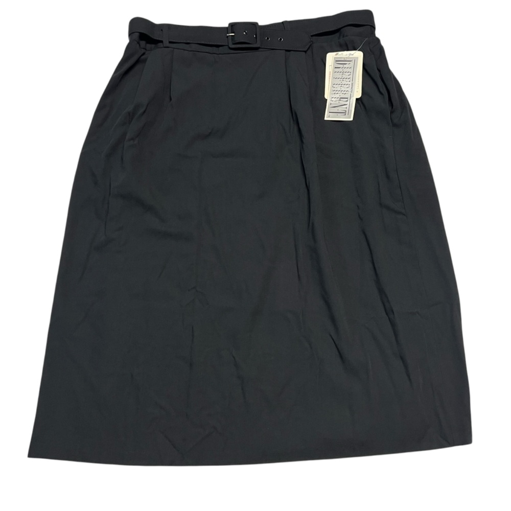 Vintage Distinctly Different NWT - Women’s Belted Black Skirt Sz. 20W
